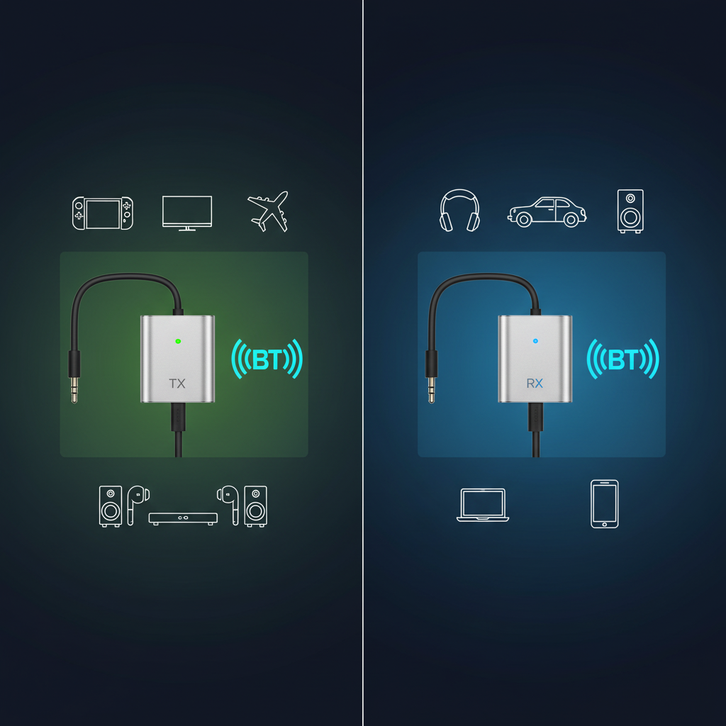 Adapter Bluetooth - tylko ikony