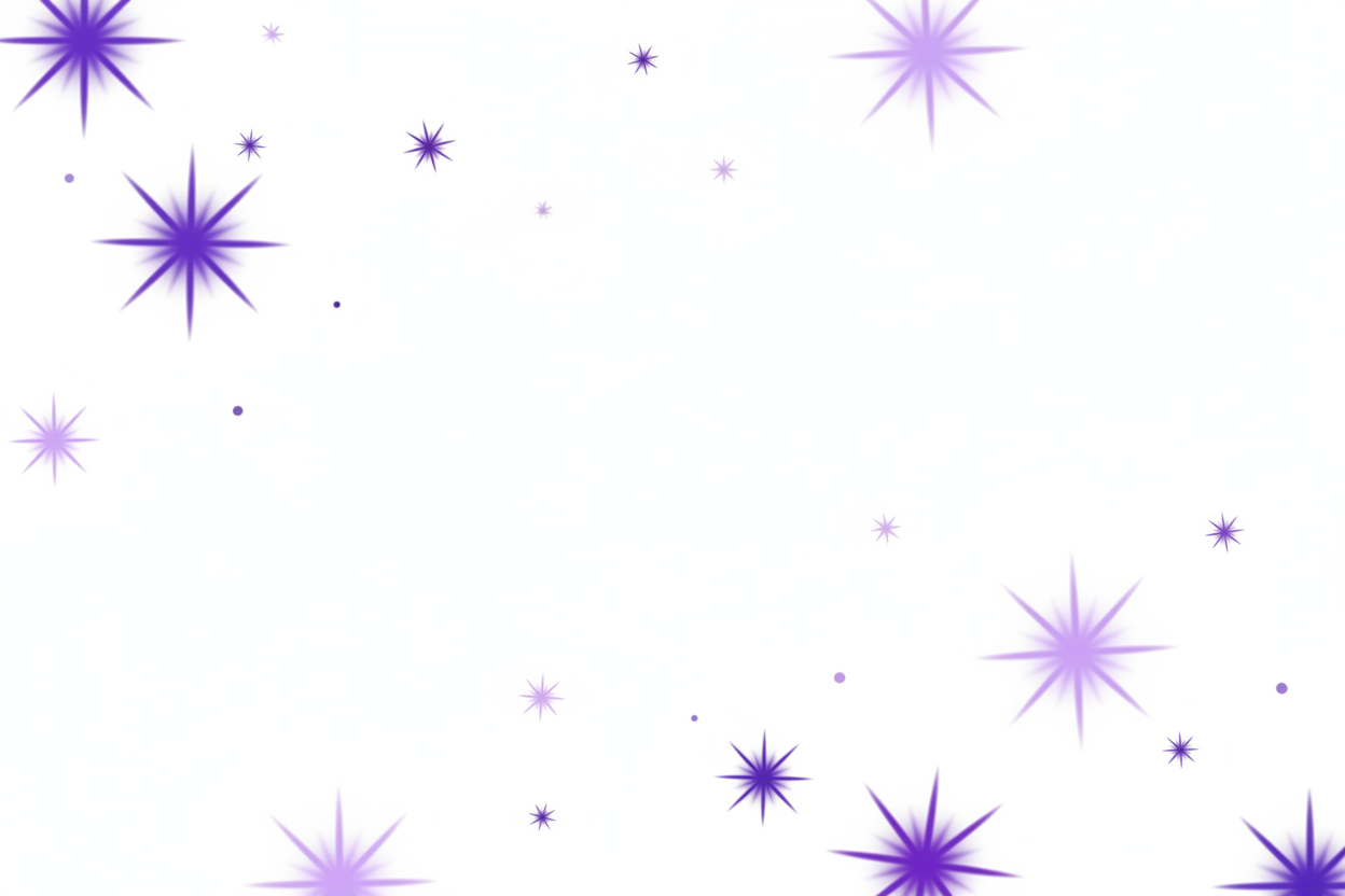 wygnereuj bile tlo i na tym tle maja byc gwiazdki rozmiesczone w roznych miejscach i biale tlo ma to sie ladnie komponowac z fioletowym kolorem